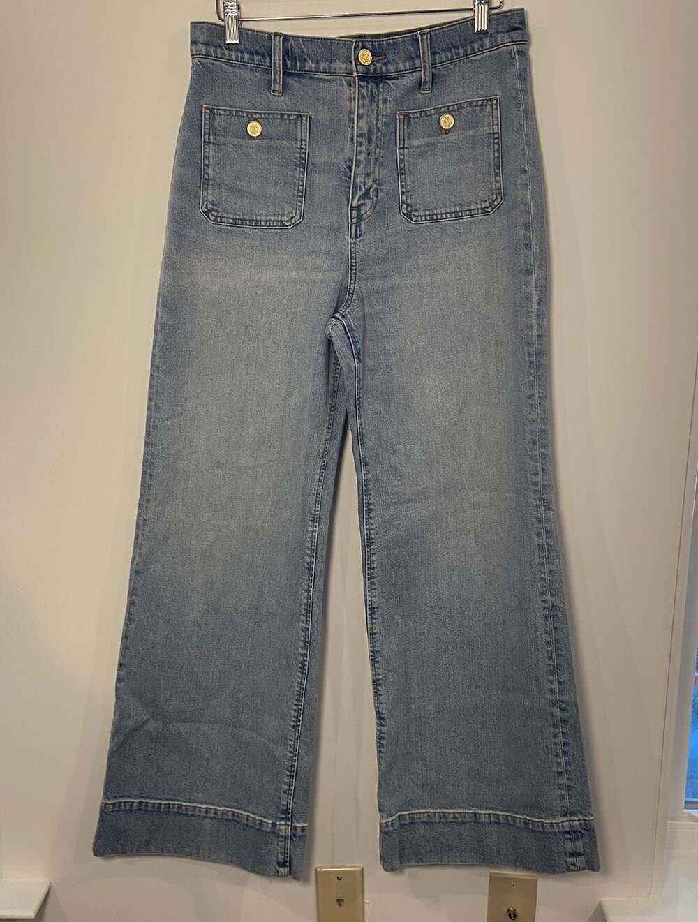 J.Crew Wide Leg Trouser Jeans Size 30